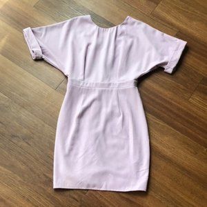 ASOS wiggle mini dress in lavender